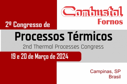 Combustol Fornos novamente foi patrocinadora e palestrante do II Congresso de Processos Térmicos
